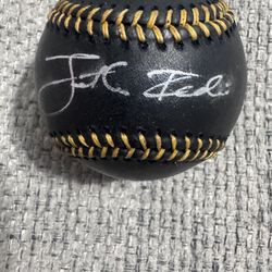 Jonathan India Signed Autograph Black ROMLB Baseball- Beckett COA - KC Royals