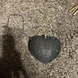 Bling Heart Purse