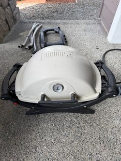 Small Weber propane grill