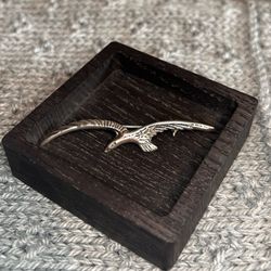 Vintage Sterling Silver Bird Brooch