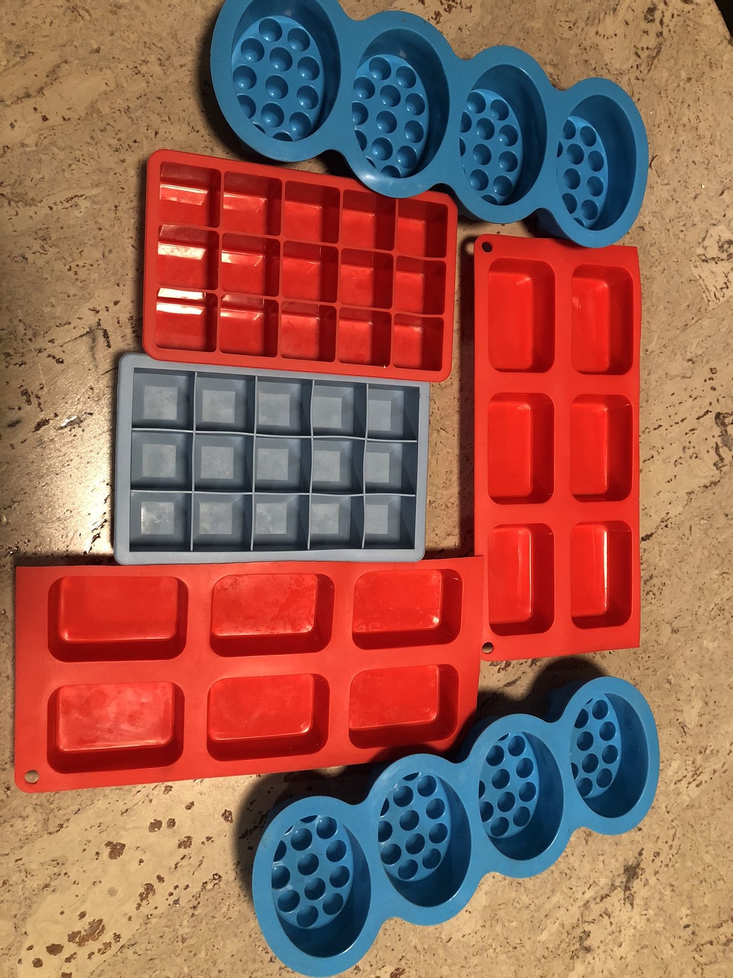 Various Silicone Molds For Soap Making And More