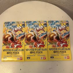 One piece adventure on Kami’s island sleeved booster packs OP 15