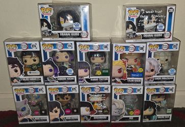Demon slayer and Various funkos for sale