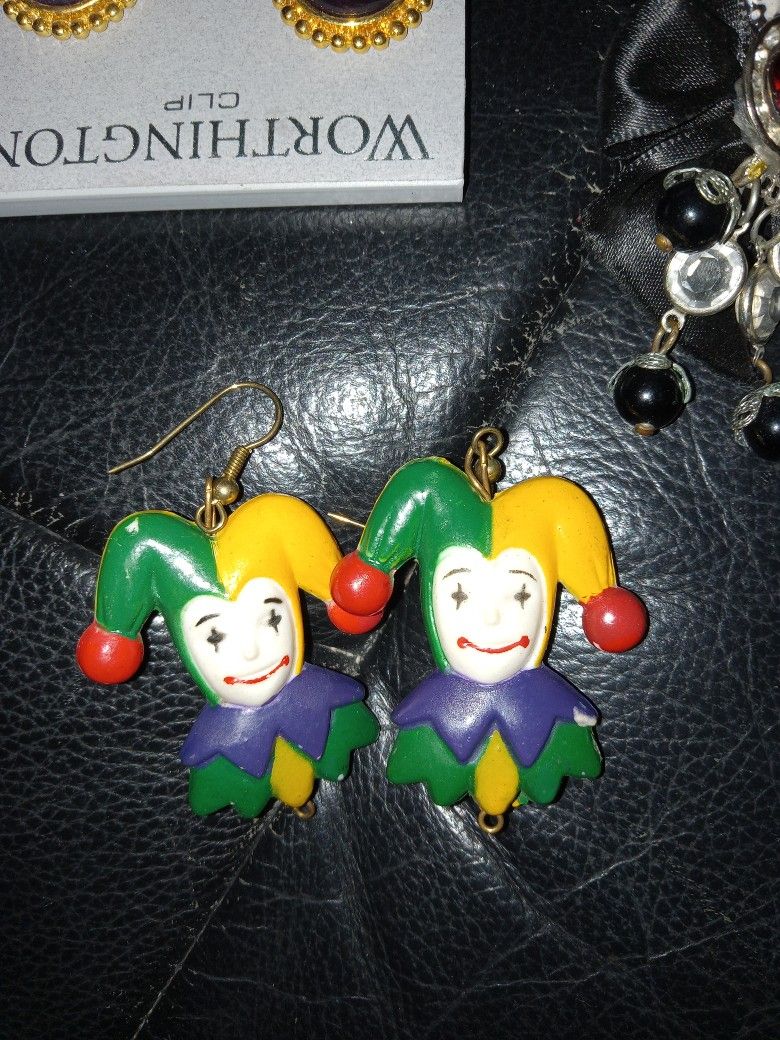 Clown Earrings