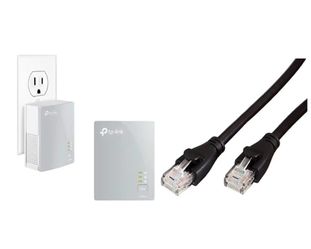 TP-Link Powerline adapter (Ethernet cables included)