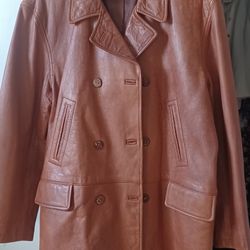 Jacket Brown  L Leather 100% Upper 