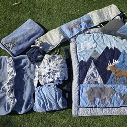 Levtex Baby Boy Crib Bedding Bundle