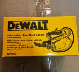 DeWalt DPG82 Clear Anti-Fog Concealer Safety Goggles