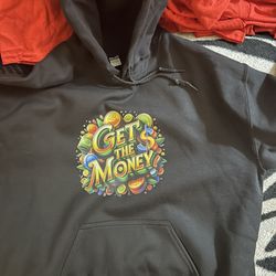 Black Size Medium Get The Money Hoodie Brand New 