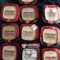 New L’Oréal Infallible Freshwear Powder Foundations 