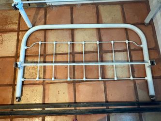 Vintage White Wrought Iron Frame