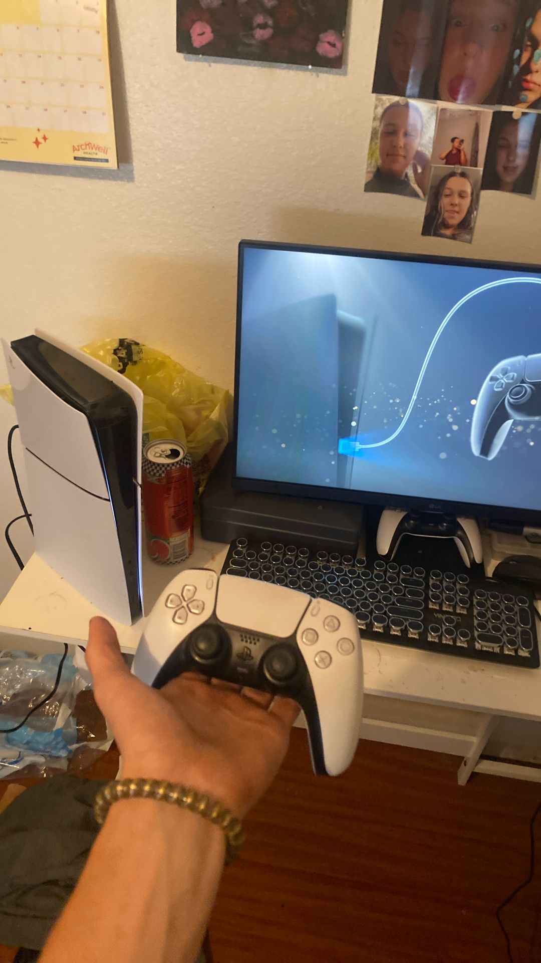 Ps5 slim controller headset and monitor