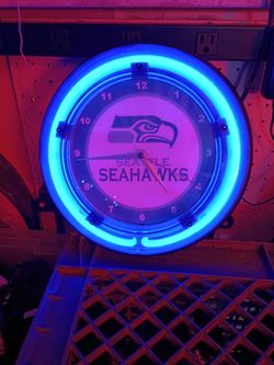 Seattle Seahawks wall clock