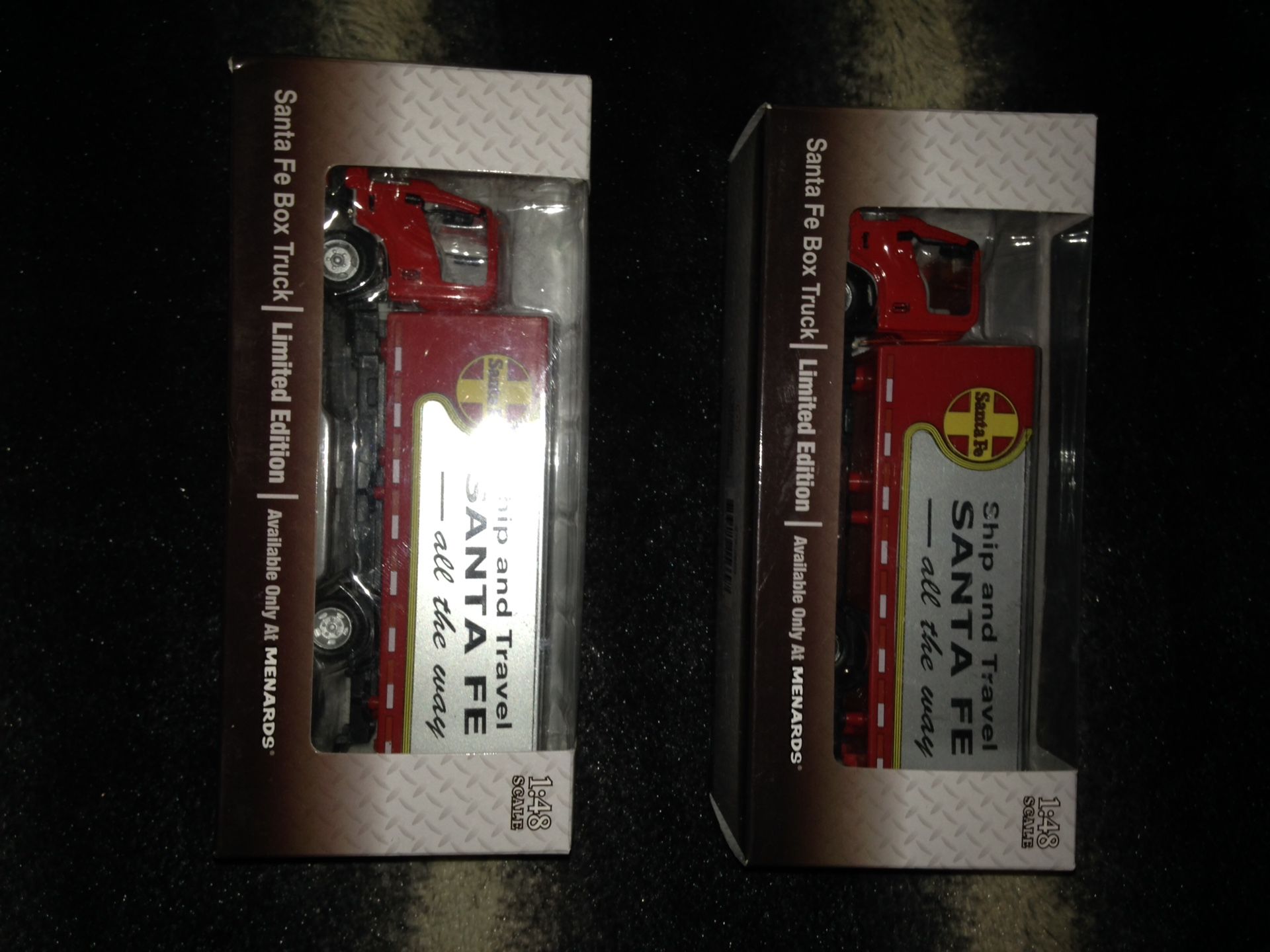 2 Collectable toy trucks in original packages