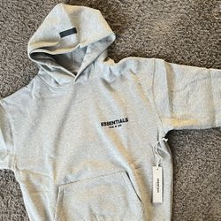 Fear Of God Essential Dark Oatmeal Hoodie Size Medium 