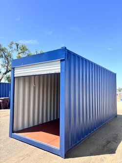 20FT STORAGE CONTAINER w/ ROLL-UP DOOR – CLEAN & READY!