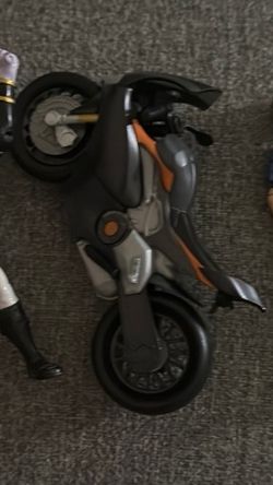 Toy Motorcycle Action Figure Vehicle