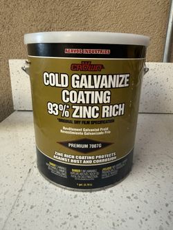 Aervoe Crown Cold Galvanize Coating 93% Zinc Rich 7007G 1 Gallon