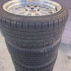 All Season Four Tires With Rims