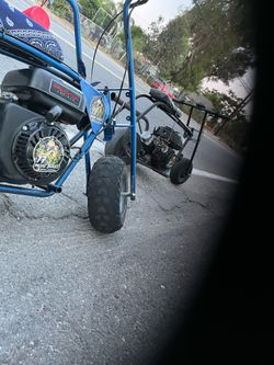 Black gts mini bike