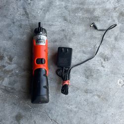 Black And Decker Screwdriver With Charger 