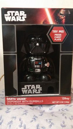 Star wars darth vader gumball dispenser