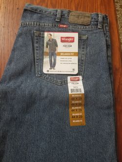 Brand New Work Wrangler Jeans. Size 44x29