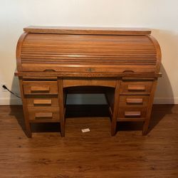 Antique Roll Top Desk