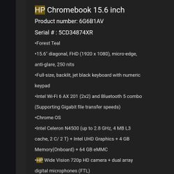 Like New Hp Chromebook