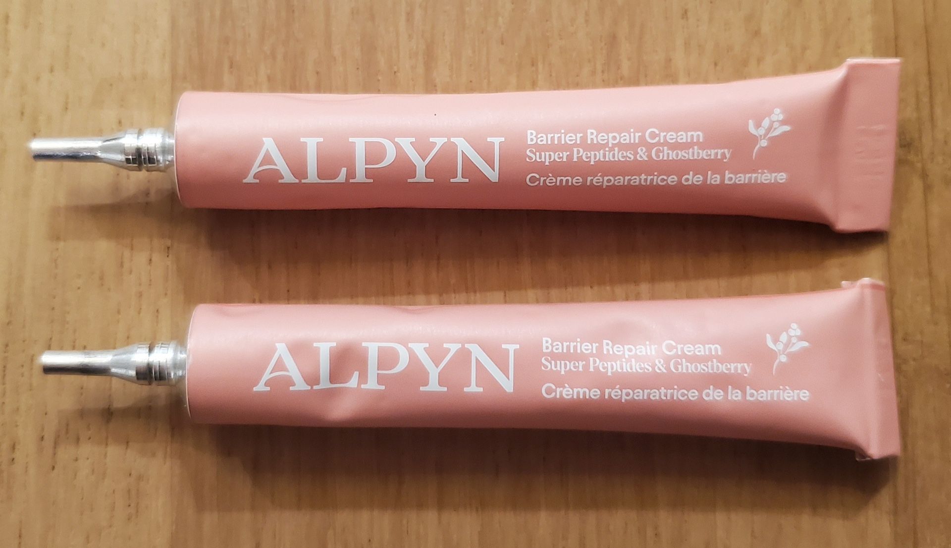 2 NEW Alpyn Barrier Repair Cream Super Peptides & Ghostberry 0.23 fl oz / 7 ml