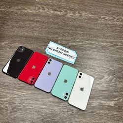 Apple IPhone 11 - Black Friday ! 10% Off! $1 DOWN Today