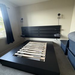 IKEA King Bed frame With Storage 