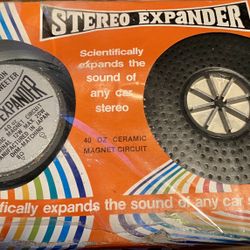 Car Stereo Expander * New In Box *  Ceramic Magnet Bowman Industries