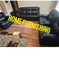 Furniture, living room leather