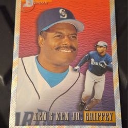 Ken Griffey Sr Jr Bowman 1993 #703 Foil Father And Son