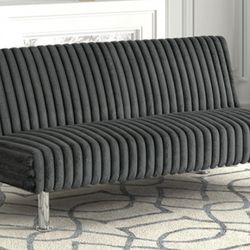 Brand New Grey Futon Sofa Sleeper