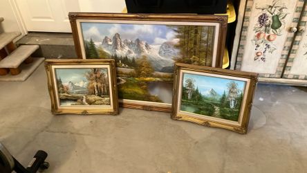 Three painting by D. Junepa
