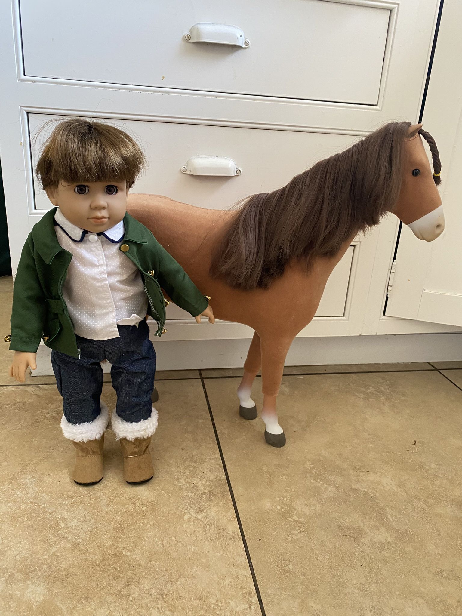 AMERICAN GIRL DOLL Horse with the doll