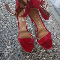 Red High Heels Zapato De Tacon Elegante