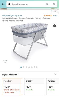 Ingenuity Rocking Bassinet 