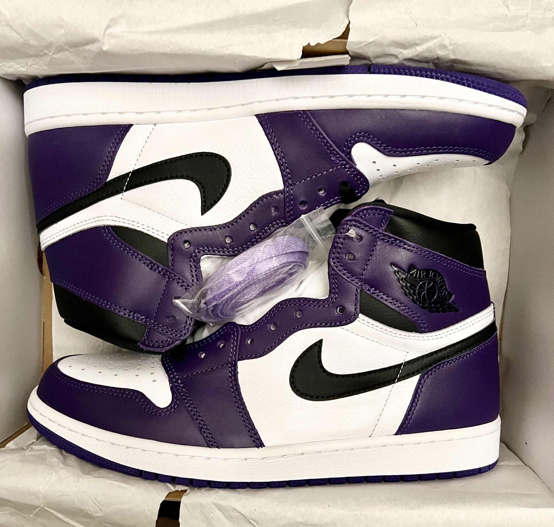 Jordan 1 Court Purple