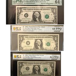 Federal Reserve $1 Repeater  serial numbers
