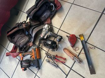 Nail Guns Roofing, Husky Tool Belt, Tools