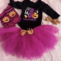 Baby Girl Halloween Outfit 