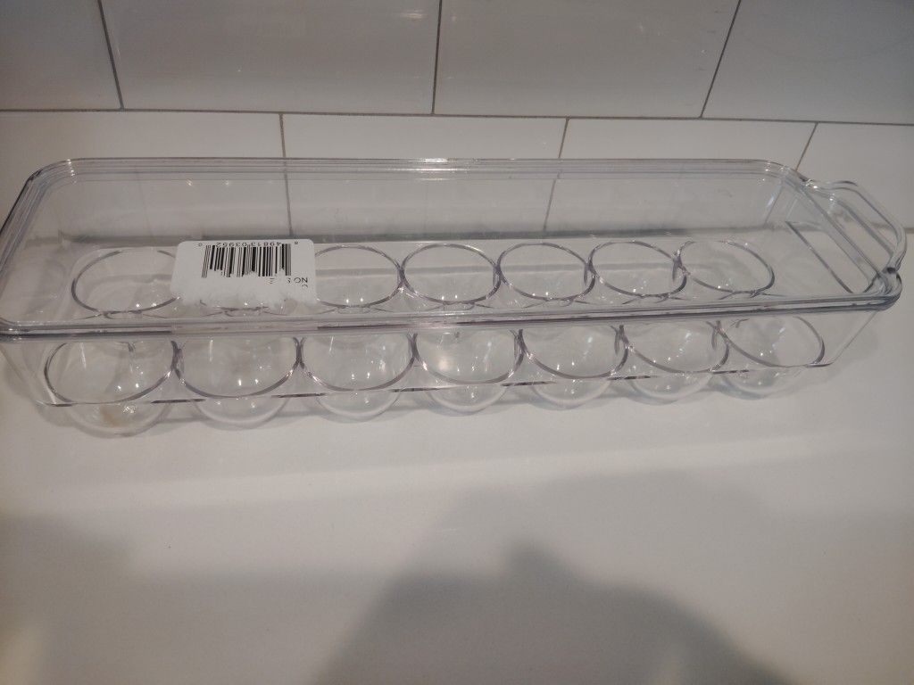 14 Piece Egg Container Clear