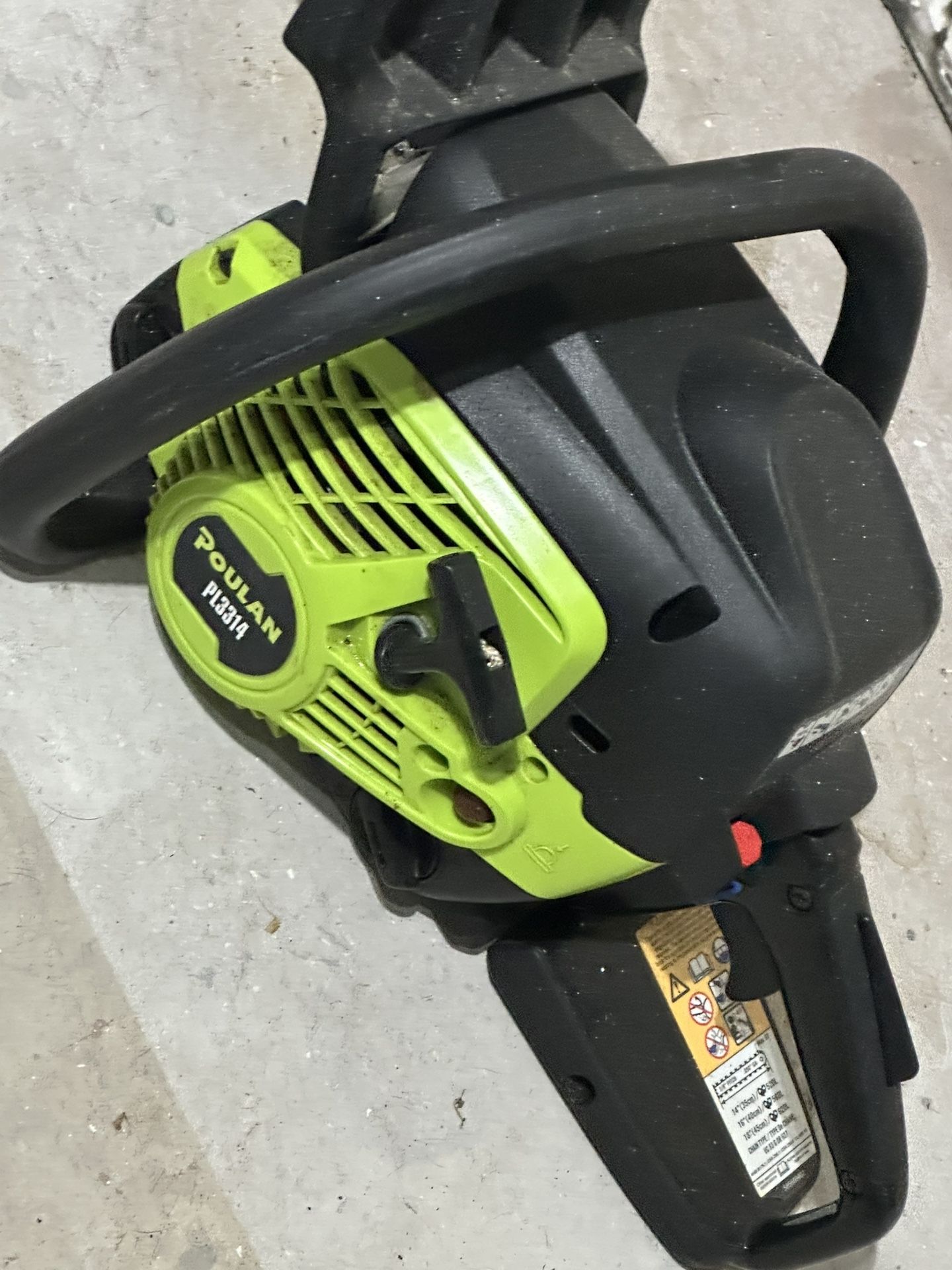 Chainsaw Used A Few Times. Read Below