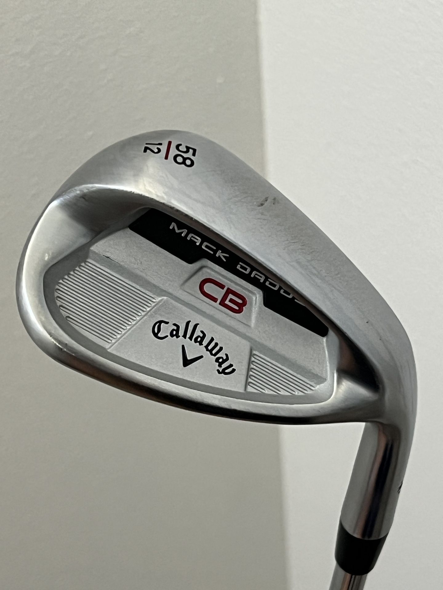 Callaway Mack Daddy CB 58° Right Hand Full Toe Wedge