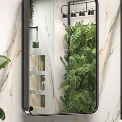 Brand New Black Restroom Medicine Cabinet 