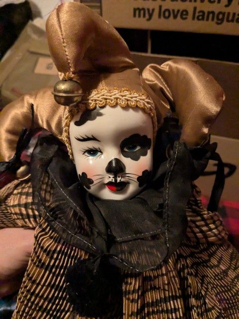 Porcelain Clown Doll