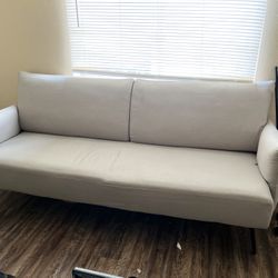 Grey lounge couch
